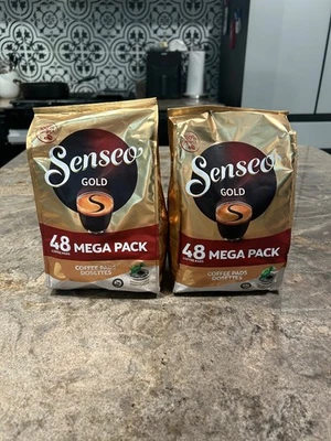 FREE SHIP 96 Senseo GOLD 100% Arabica Douwe Egberts coffee pods 2 x 48 capsules - Image 1 of 4