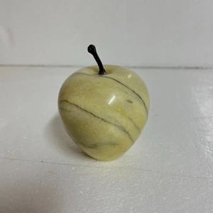 Decorative Onyx Apple Paperweight Over 1 lb - Picture 1 of 6