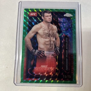 2025 Topps Cromo UFC Mission Control Geométrico Verde Forrest Griffin #15/75 - Imagen 1 de 2