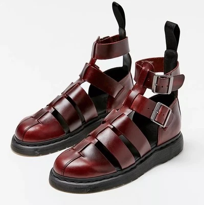 Sandalia Gladiador Dr. Martens Geraldo Hebilla Correa al Tobillo 9 Hombres Mujeres 10 Unisex Foto 1 de 4