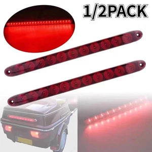 1/2X 16"11LED Red Sealed Truck Trailer Brake Stop Turn Tail Submersible Light Ba - Picture 1 of 11