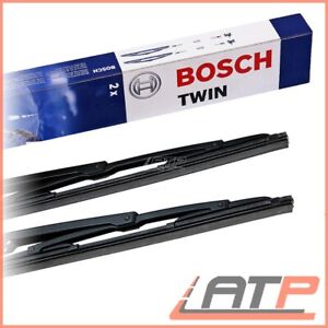 1x BOSCH TWIN WIPER BLADE SET (2 PART) FITS FOR HYUNDAI PONY +EXCEL SALOON 89-94