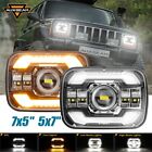 AUXBEAM 7x6 5x7" LED Headlights Hi/Lo DRL For Chevy Express Cargo Van 1500 2500