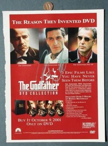 Movie star Al Pacino AUTOGRAPHED / SIGNED Godfather DVD Collection Magazine Ad-- - Picture 1 of 1