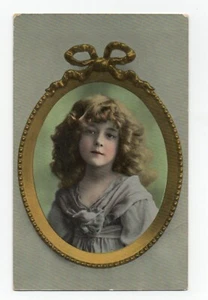 Cpa 2599 Artistic Colorized Portrait Medallion Of Actress Grete Reinwald - Picture 1 of 2