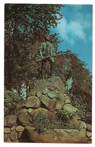 THE MINUTEMAN Statue John Parker by Kitson Lexington MA Postcard Massachusetts - Picture 1 of 2