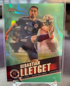 2022 Topps Chrome MLS #45 Sebastian Lletget AQUA LAVA /299 - Revolution - Imagen 1 de 1
