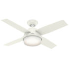 Hunter 44 Dempsey Ceiling Fan LED Light Remote Modern Contemporary Reversible