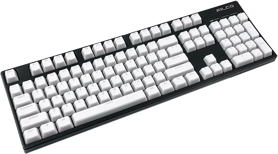 Tera Plastics OEM PBT Shinethrough Keycap Set, Blue Mods White Alphas  - Image 1 of 4