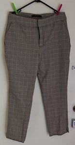Never Worn Zara Basic Ladies Casual Formal Dress Trouser Pants Size L Multicolor - Picture 1 of 5