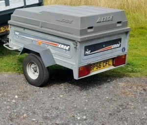 Erde 142 Trailer With ABS Hard Lockable Cover - Picture 1 of 3
