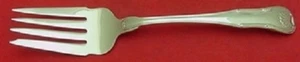 King by Kirk Sterling Silver Cold Meat Fork 8 3/4" Heirloom Serving Silverware - Picture 1 of 2