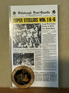 2006 Pittsburgh Steelers Super Bowl IX Medallion - Picture 1 of 2