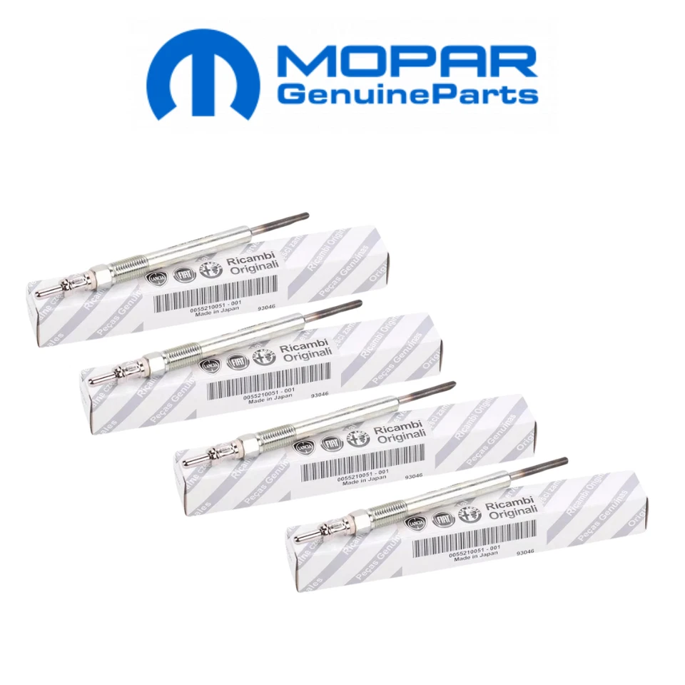 4 BUJÍAS INCANDESCENTES ORIGINALES FIAT ALFA ROMEO OPEL GM LANCIA FORD 1.3 MJET CTDI EURO 5 Foto 1 de 1