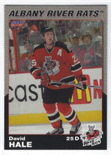 2005-06 Albany River Rats (AHL) Choice Marketing David Hale