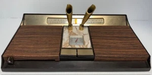 Vintage Managers Office Teledex with Calendar & 2 Pen Holders & Thermometer - Picture 1 of 13