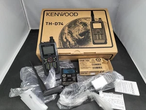Used Kenwood TH-D74 Tri-Band HT VHF UHF FM & DSTAR Ham Radio - Picture 1 of 5