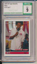 2005-06 Topps Bazooka Minis #216 Jay-Z RC Rookie  CSG 9