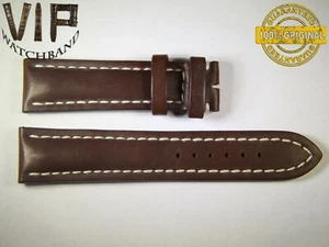NEW 437X OEM Authentic BREITLING strap genuine Leather 22 mm UVP - 550$ brown - Picture 1 of 2