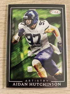 2022 SAGE Artistry - Aidan Hutchinson - #2 - Rookie Card