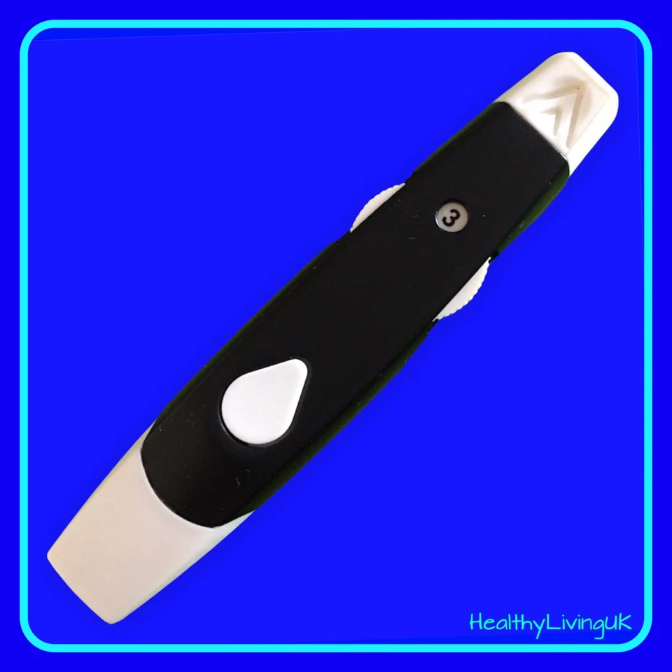 ONETOUCH EasyTouch Lancing Device - MediSense - Black - For Diabetics - RRP 39.99