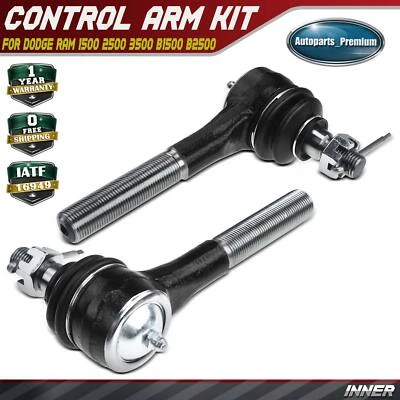 2x Inner Tie Rod Ends for Dodge Ram 1500 2500 3500 Van B100 B150 B1500 Plymouth - Image 1 of 4