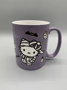 HELLO KITTY HALLOWEEN KAFFEEBECHER MUMIE GEISTER & FLEDERMÄUSE LILA BRANDNEU - Bild 1 von 3