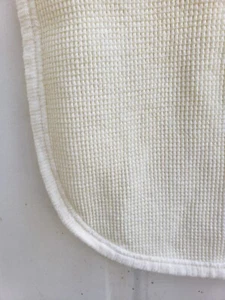Vintage Carters Yellow Cotton Waffle Weave Thermal Baby Receiving Blanket USA - Picture 1 of 5