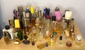 Vtg Lot of 50 Collectable Perfumes BOTTLES, MINI BOTTLES, & VIALS Mostly Used - Picture 1 of 13