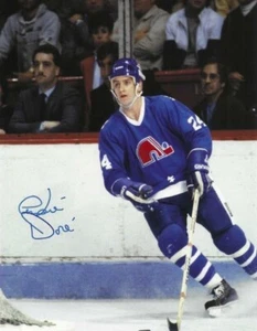 Signed 8x10 ANDRE DORE Quebec Nordiques Autographed Photo - COA - Picture 1 of 1