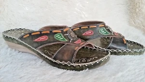 *NEW* ~ "CLOVES" ~ " SPRING STEP " ~ WOMEN'S ~ SANDALS ~ 40 ( US- 9 - 9 1/2 ) - Picture 1 of 12