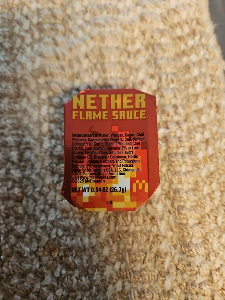 MINECRAFT MCDONALDS SALSA INFERIOR (SALSA INFERIOR) Foto 1 de 1