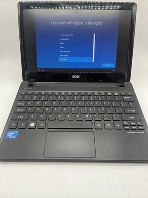 Acer TravelMate B113 Laptop - Model V1VCC - Intel 1.60GHz - Image 1 of 4