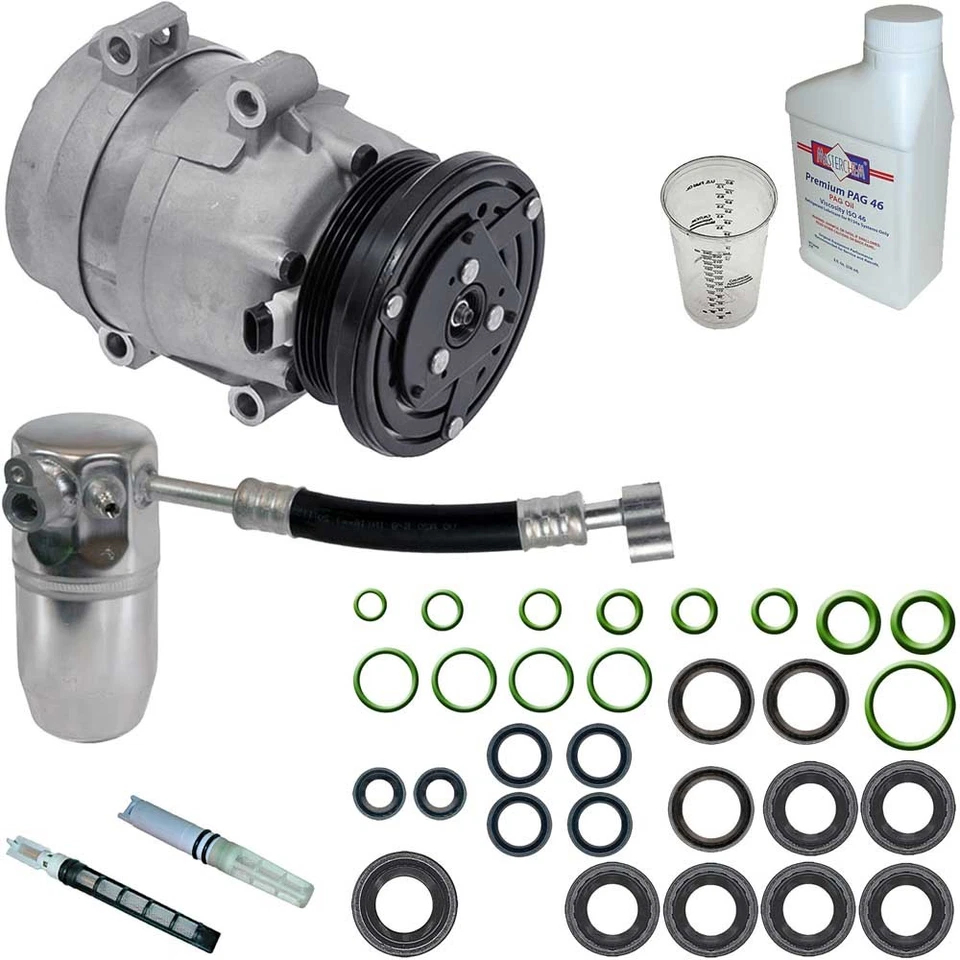 For Chevrolet Camaro Pontiac Firebird Omega AC Compressor w/ A/C Repair Kit TCP - Image 1 of 1