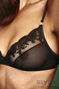 BRACLI Abverkauf Sonderpreis Collection BELLA BH schwarz M, L - Picture 1 of 5