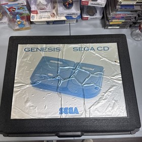 Sega CD And Genesis 2 Dual Console With Controllers Cords Rental Case Very RARE