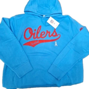 Sudadera con Capucha Retro Nike Houston Oilers Para Hombre Talla Mediana Azul Pullover Cosido NFL 90 - Imagen 1 de 6