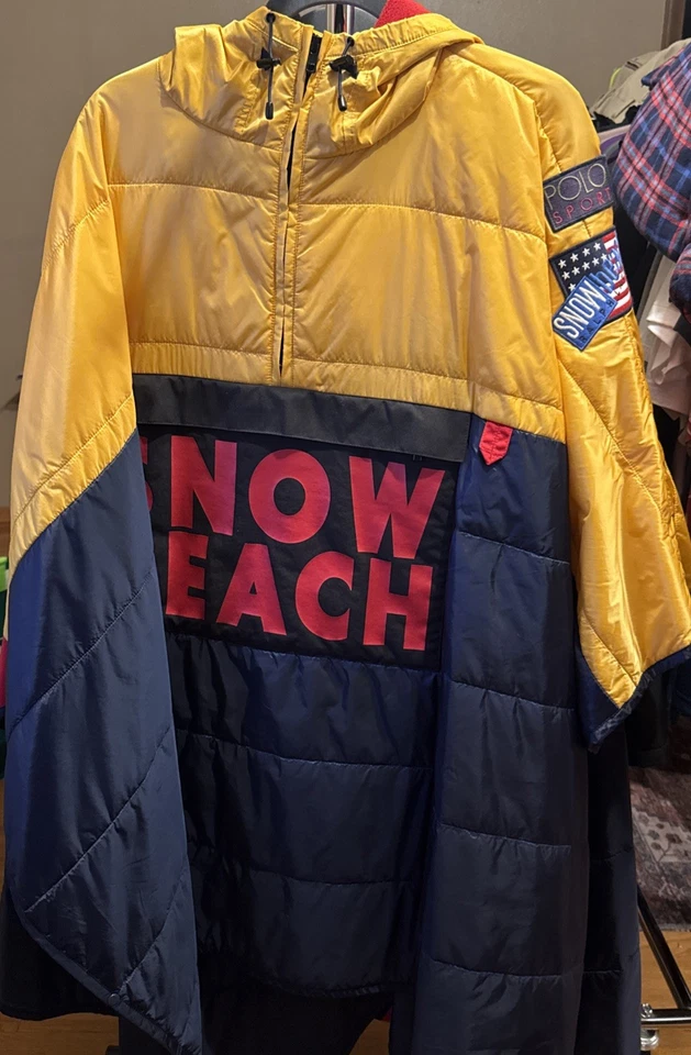 Poncho Polo Ralph Lauren Nieve Playa Unisex - Icónico Foto 1 de 4