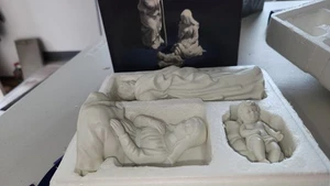 Avon Krippe Sammlerstücke Heilige Familie Porzellan Figuren mit Box 1981 - Bild 1 von 5