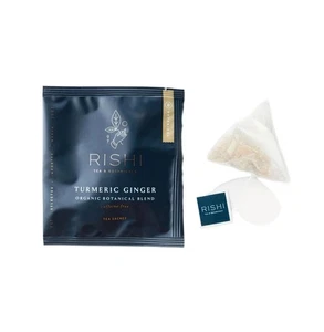 Rishi Tee Pfefferminz Kräutertee - Bio Beutel Beutel Koffeinfrei 40 ct - Bild 1 von 3