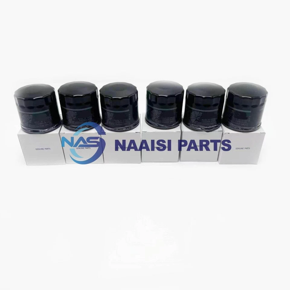 Genuine 6 PACK 15208AA100 For Subaru Impreza Legacy Forester Engine Oil Filter - Imagem 1 de 4