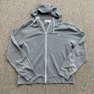 Penguin Munsing Wear Herren Grau Full Zip Kapuzenpullover Hoodie Gr. L - Bild 1 von 5