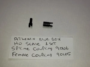 SPLINE COUPLING 90106 FEMALE COUPLING 90105 FOR ATHEARN BLUEBOX HO SCALE SET LOT - Picture 1 of 14