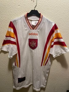 Official Spain National Team Football Shirt Euro 1996 (ENGLAND, 96) Adidas - Picture 1 of 10