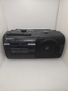 SONY CFM-10 Portable Mini Boombox AM/FM Cassette Tape Player TESTED WORKS - Picture 1 of 4