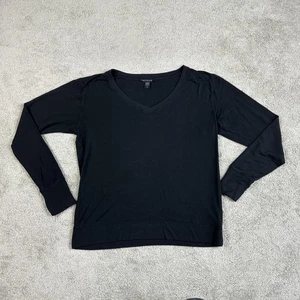 Pullover Athleta para mujer grande manga larga cuello en V agujeros para los pulgares top ligero - Imagen 1 de 10