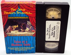 TALES AT THE SHABBOS TABLE VHS 1994 Jewish Puppets Stories & Songs Snew Theatre - Picture 1 of 4