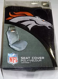 Cubierta de asiento de auto bordada NFL Denver Broncos por Fremont Die - Imagen 1 de 1