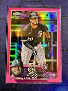 Lenyn Sosa RC 2023 Topps Chrome Rookie Pink Refractor #114 Chicago White Sox - Picture 1 of 2