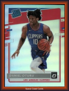 Donruss Optic Basketball Daniel Oturu Rated Rookie RC #183 Clippers Silver Prizm - Bild 1 von 2